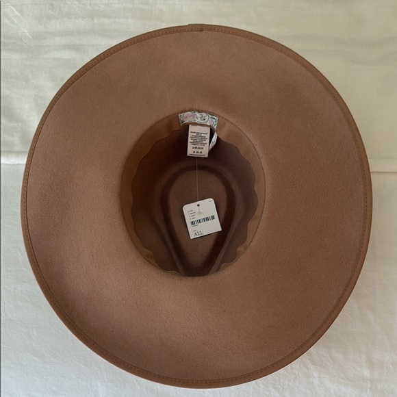 Free People NWT Brown Wide Brim Hat main image 4